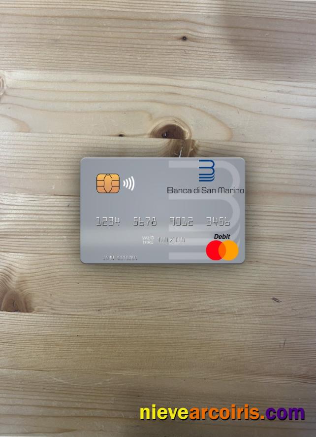 San Marino Banca di San Marino mastercard photolook